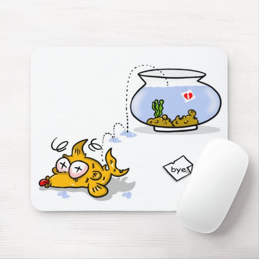 lustige Fische Mousepad (Mit Mouse)
