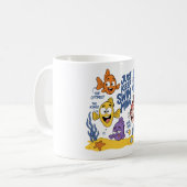 Lustige Fischfiguren Kaffeetasse (Vorderseite Links)