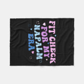 Lustige Fit-Überprüfung Für Mein Napalm-Era-Design Fleecedecke (Vorderseite (Horizontal))