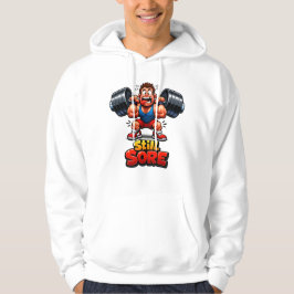 Lustige Fitnessstudio-Designs - Workout-Meme Hoodie