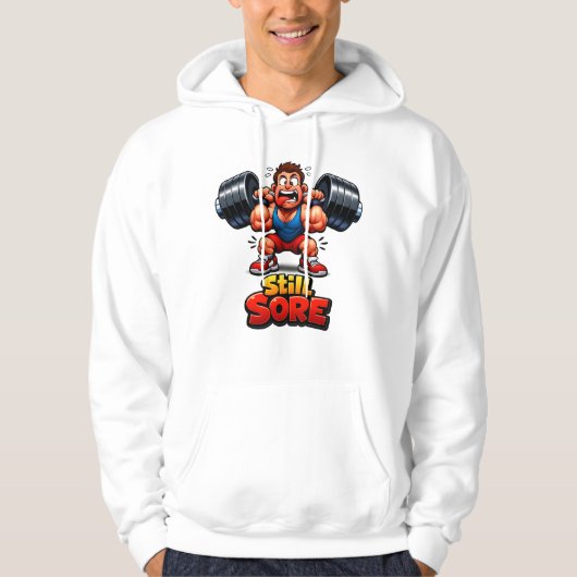 Lustige Fitnessstudio-Designs - Workout-Meme  Hoodie (Vorderseite)