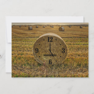 Lustige Five O 'Clock Irgendwo Rancher Bauern Kuns Feiertagskarte
