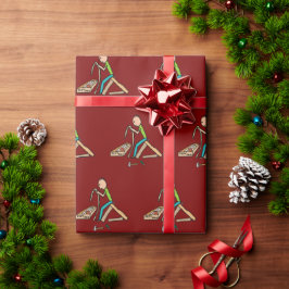 Lustige Flachverpackung Selbstmontage Geschenkpapier