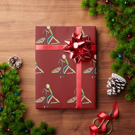 Lustige Flachverpackung Selbstmontage Geschenkpapier (Feiertagsgeschenk)