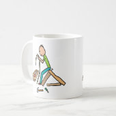 Lustige Flachverpackung Selbstmontage Kaffeetasse (Vorderseite Links)