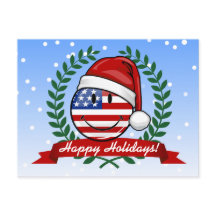 Lustige Flagge-Weihnachtsart