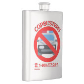 lustige Flasche "COPBUSTERS 2" Flachmann (Rechts)