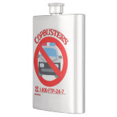 lustige Flasche "COPBUSTERS 2" Flachmann (Links)