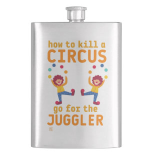 lustige Flasche "GO 4 THE JUGGLER" Flachmann