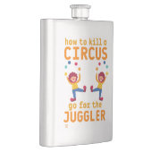 lustige Flasche "GO 4 THE JUGGLER" Flachmann (Rechts)