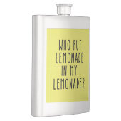 Lustige Flasche mit Limonaden-Text Flachmann (Rechts)