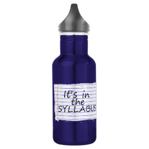 Lustige Flasche Uni-Professor-Wasser Edelstahlflasche