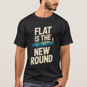 Lustige Flat Earth Zitat Wasser Krümmt Sich Nicht T-Shirt