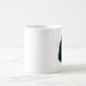 Lustige flaumige Katze auf Kaffee-Tasse Kaffeetasse (Mittel)