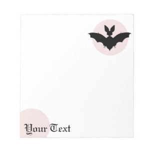 Lustige Fledermaus Notizblock