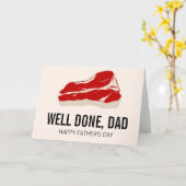 Lustige Fleisch Father Tageskarte Karte (Gelbe Blume)