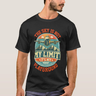 Lustige Flieger Pilot Flugzeug Flugzeuge Luftfahrt T-Shirt
