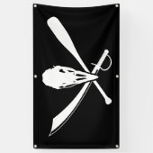 Lustige Flocker Fahne C Banner (Vertikal)