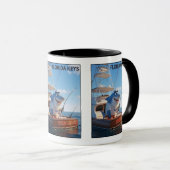 Lustige Florida Keys Tasse (VorderseiteRechts)