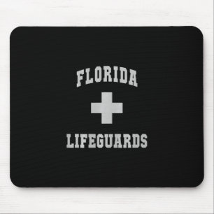 Lustige Florida-Rettungsschwimmer außer Dienst Som Mousepad