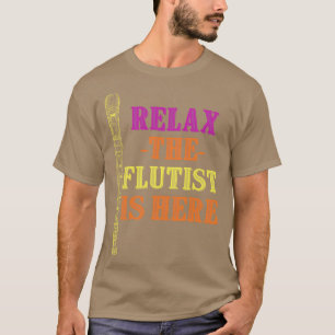 Lustige Flötist Zitat Musik Geschenk Flöte T-Shirt