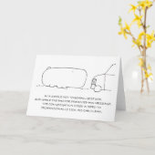 Lustige Flusspferd-Pastor-Anerkennungs-Gruß-Karte Karte (Gelbe Blume)