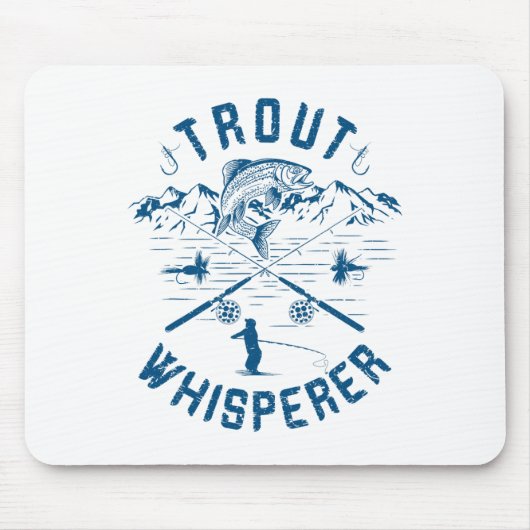Lustige Forellenflyfishing-Geburtstags-Weihnachts- Mousepad (Vorne)