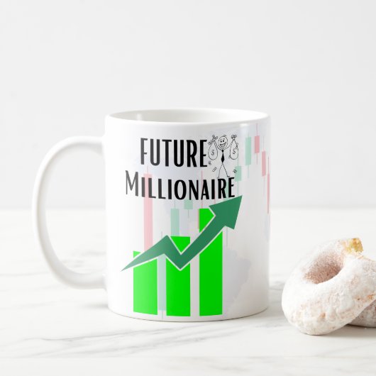 Lustige Forex-Handels-Kaffeetassen Kaffeetasse (Mit Donut)
