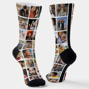 Lustige Fotocollage-Neuheit Socken