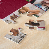 Lustige Fotocollage Stiefvater Stiefpapa Zitat Puzzle (Seite)