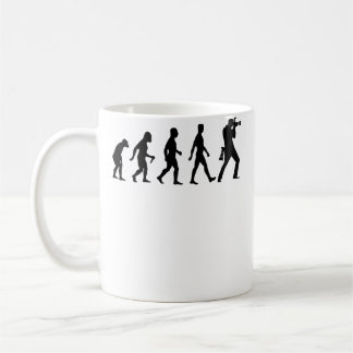 Lustige Fotografie - Evolution des Fotografen Kaffeetasse