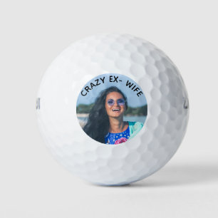 Lustige Fotos von Golfbällen der verrückten Ex-Fra Golfball