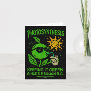 Lustige Fotosynthese - Keeng It Green Ökologie Bio Karte