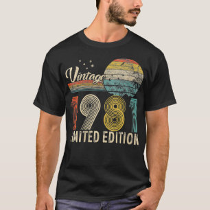 Lustige Frauen 40 Jahre alt 40. Geburtstag Vintage T-Shirt