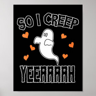 Lustige Frauen Geist Halloween Sarkastische Spuk K Poster