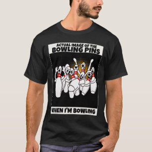 Lustige Frauen Kinder Sieben Zehn Pin Lachende Spö T-Shirt