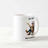 Lustige Frauenpensionierung Kaffeetasse (VorderseiteRechts)