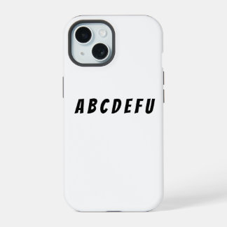 Lustige freche klassische minimalistische fette Ha iPhone 15 Hülle
