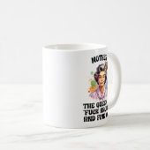 Lustige freche Mutter-Tasse – Königin der FAFO-Mut Kaffeetasse (VorderseiteRechts)