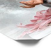 Lustige freche Yoga-Kunst Poster (Ecke)