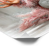 Lustige freche Yoga-Kunst Poster (Ecke)