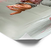 Lustige freche Yoga-Kunst Poster (Ecke)