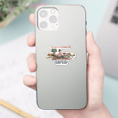 Lustige Frenchie-Mutter Weihnachtsgeschenk Kein Sc Aufkleber (Telefon)