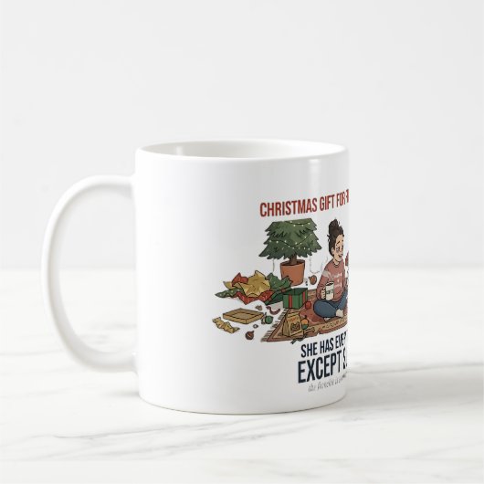 Lustige Frenchie-Mutter Weihnachtsgeschenk Kein Sc Kaffeetasse (Links)