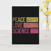 Lustige Frieden Liebe Wissenschaft Liebhaber Mathe Karte (Gelbe Blume)