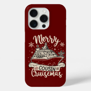 Lustige Frohe Cousin Cruisemas Weihnachtsbootstrip Case-Mate iPhone Hülle