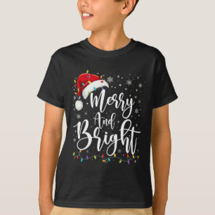 Lustige Frohe und Helle Weihnachtsbeleuchtung Xmas T-Shirt