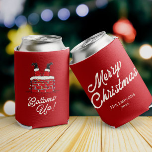 Lustige Frohe Weihnachten Santa Prost Neujahr Freu Dosenkühler