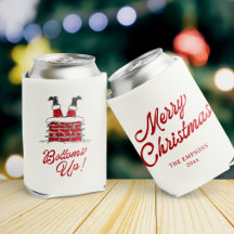 Lustige Frohe Weihnachten Santa Prost Neujahr Freu