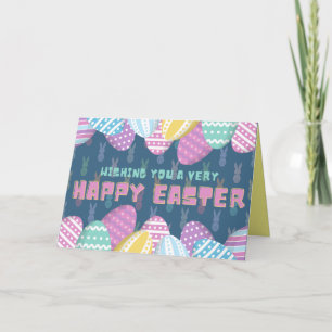 Lustige Fröhliche Ostern Karte